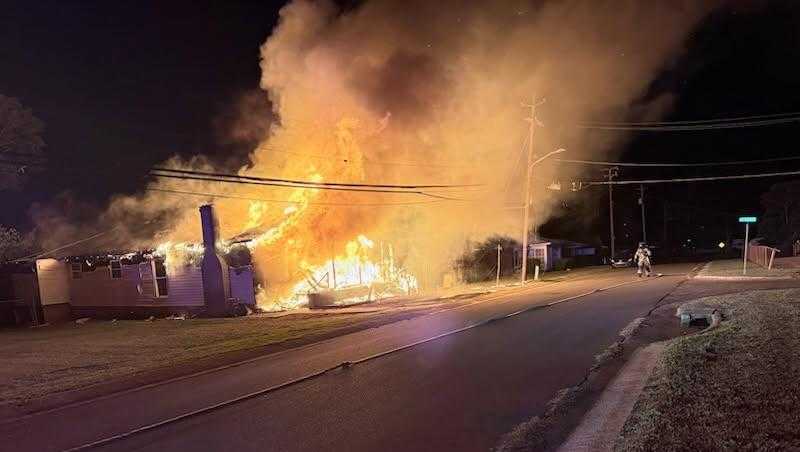House destroyed by overnight fire in Bessemer - WVTM