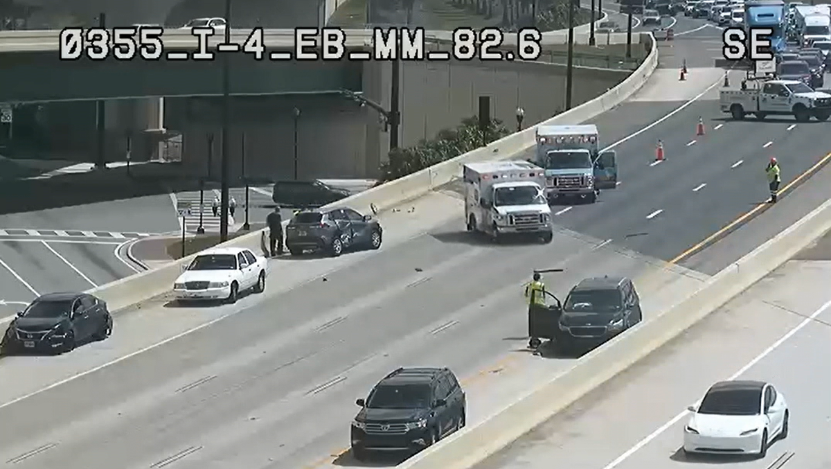 I-4 eastbound reopens in Orlando after multi-vehicle crash sends 3 to ...