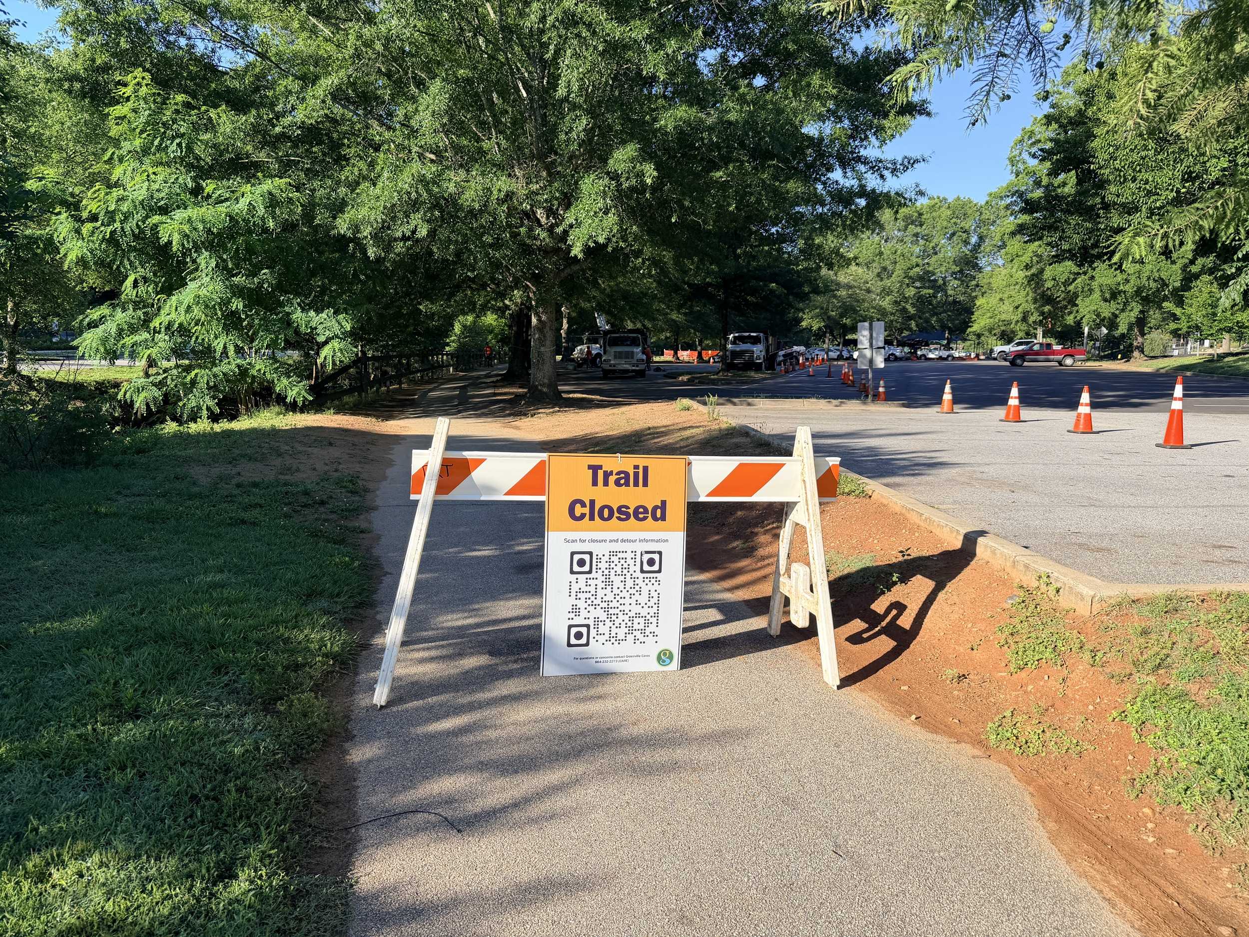 Section of Swamp Rabbit Trail, Cleveland Park playground closes for major renovations