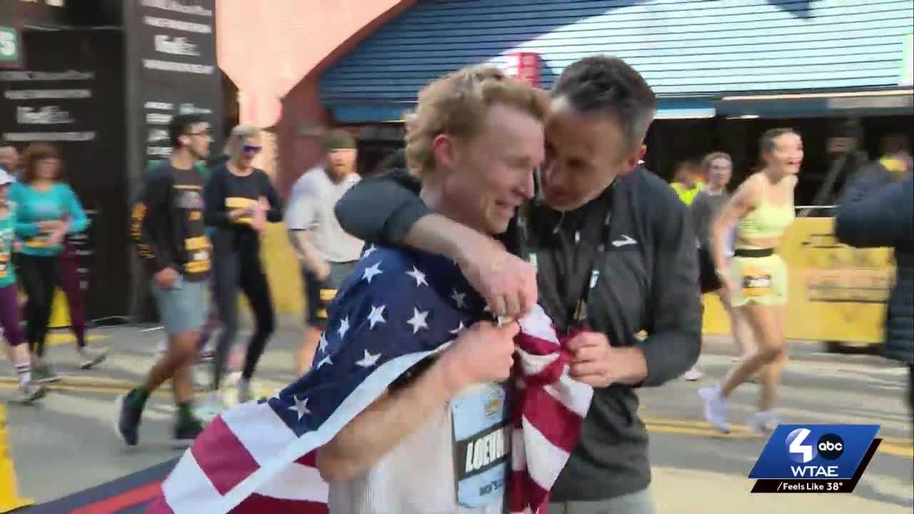 "FOR ALL THE PITTSBURGH DADS": Pittsburgh's own Will Loevner takes first place in marathon