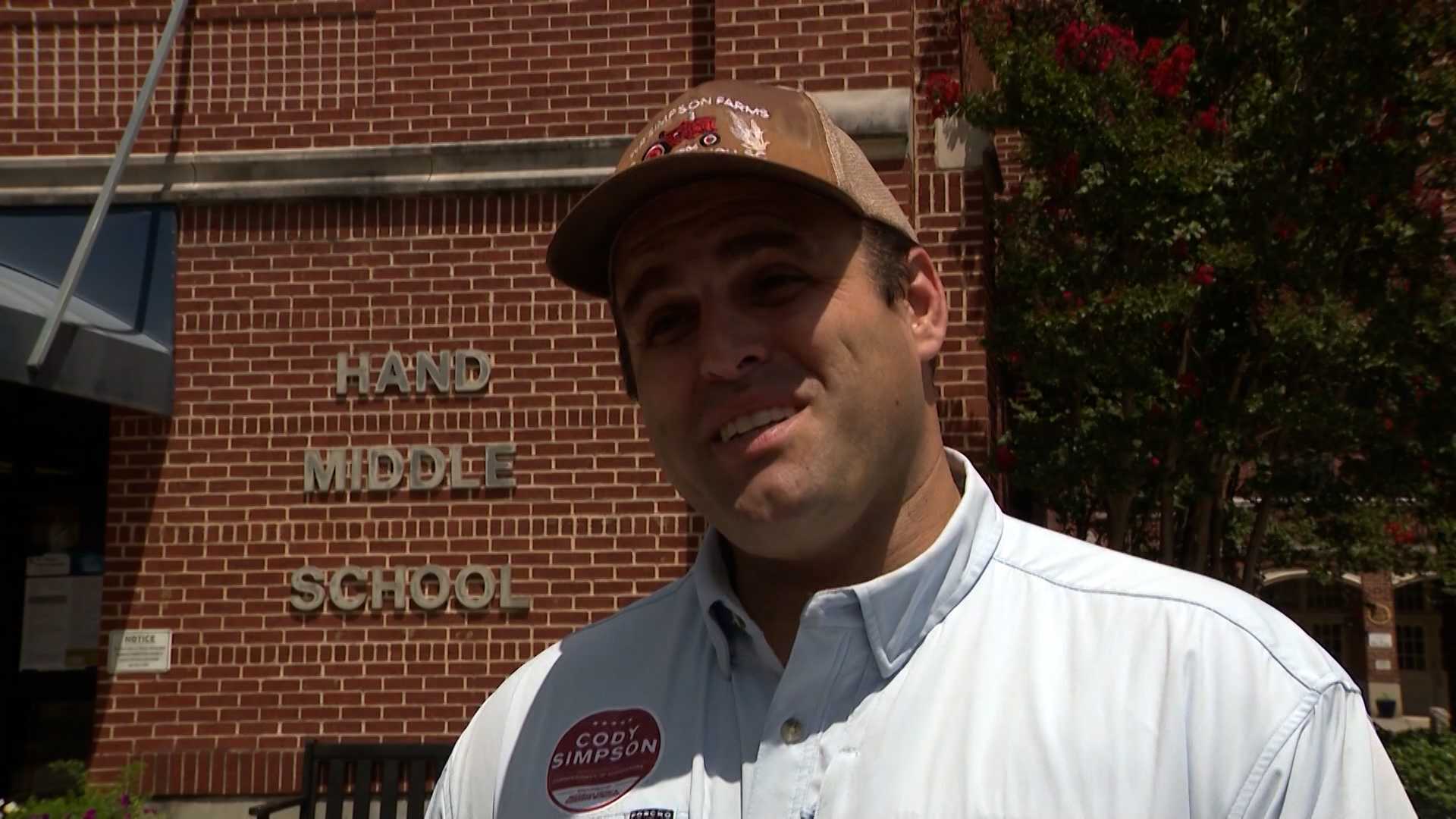 Cody Simpson wins Republican nomination for Commissioner of Agriculture in South Carolina