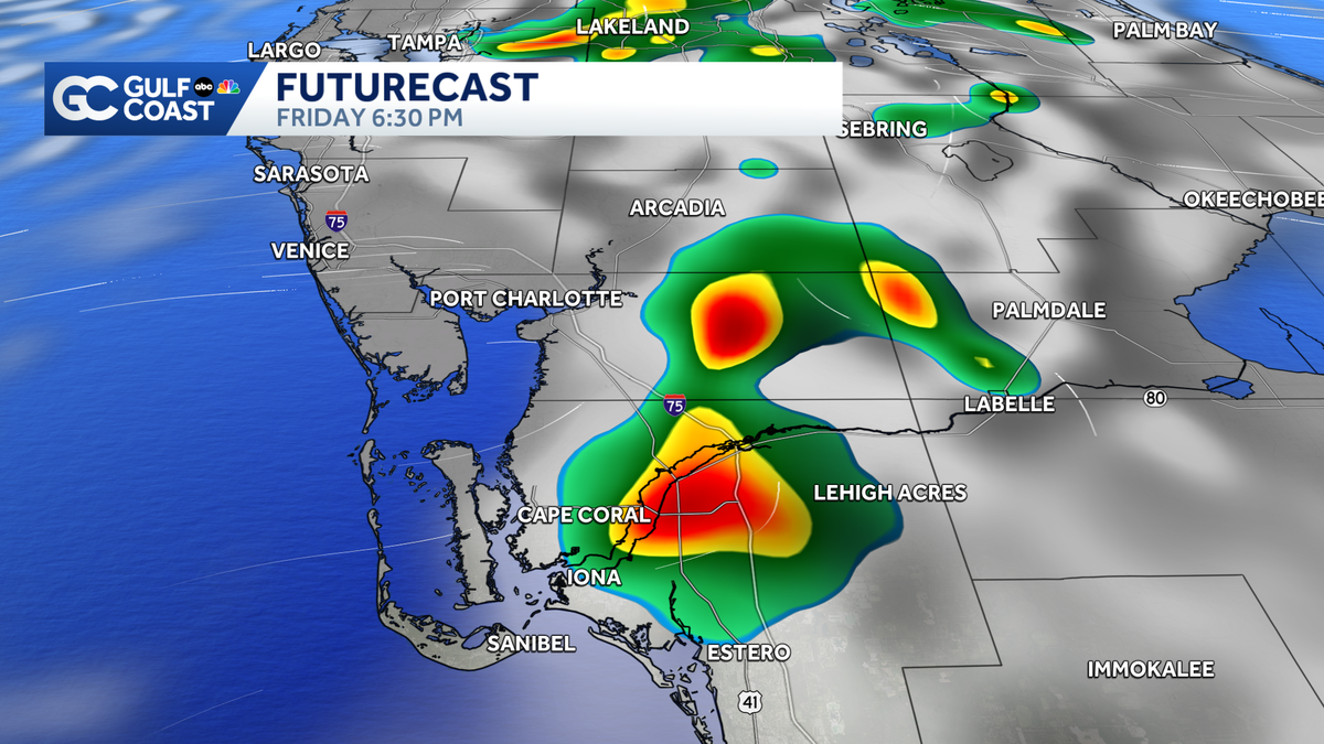 Tracking afternoon and evening storms for the Gulf Coast Friday - WBBH