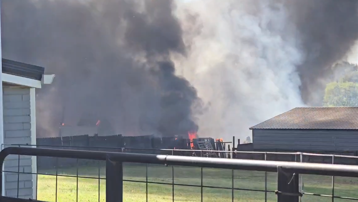 Davie County fire engulfs shed on Rayson Winery property: officials - WXII