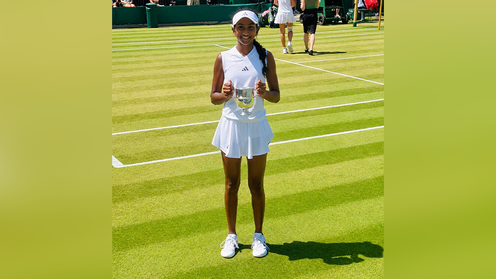 Hilton Head tennis star becomes first American to win Wimbledon’s girls’ 14-and-under title