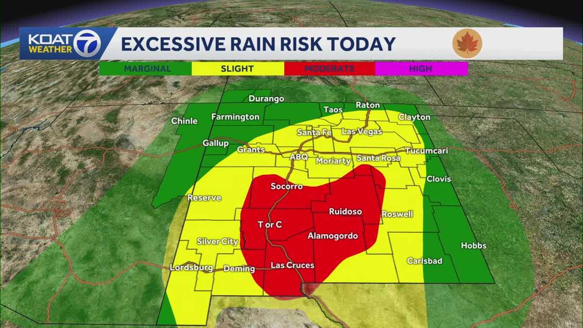 Flood watch issued for New Mexico as monsoon storms bring heavy rain