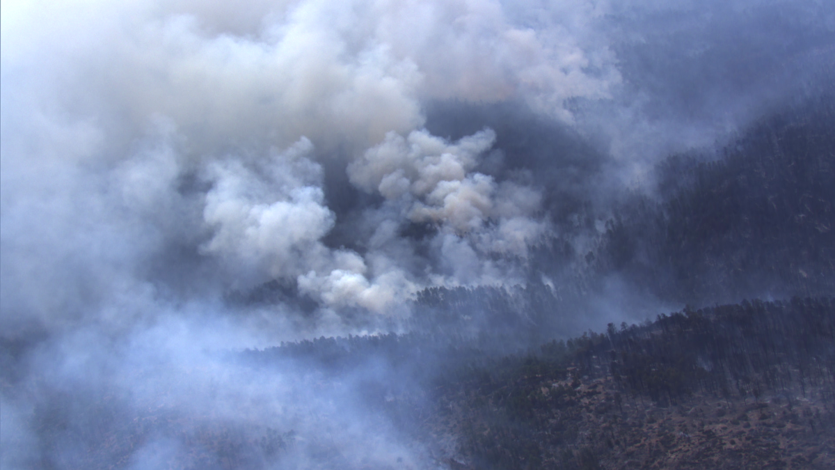 Frijoles fire in New Mexico burns 7,700+ acres with evacuations in place