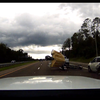 Video: Boat sent flying from trailer after crash on Florida highway