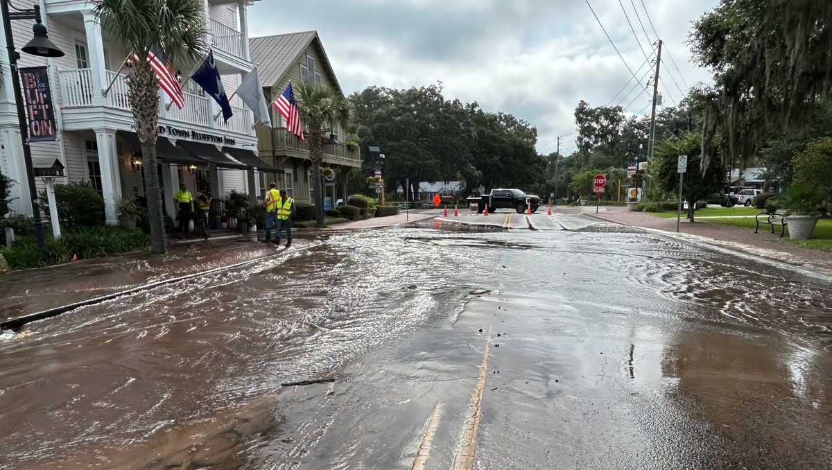 May River Road in Bluffton closed after flooding from damaged water line