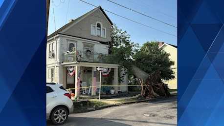 Tree topples onto Westmoreland County home following Fourth of July storms