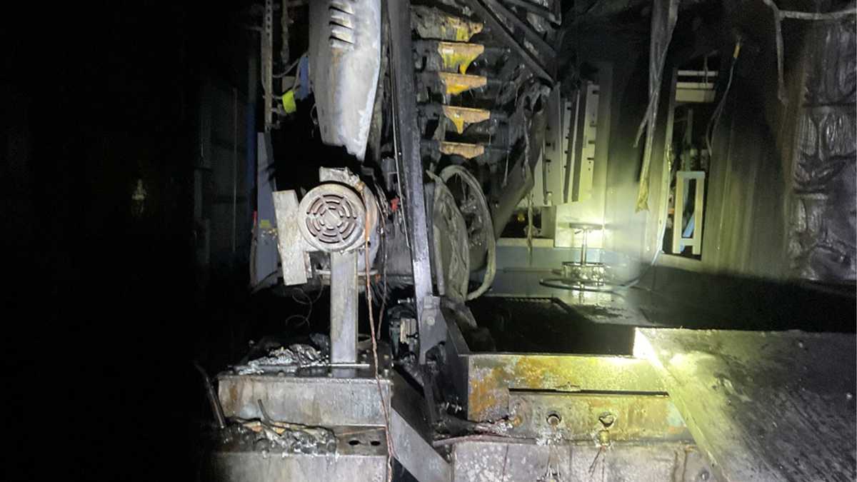 Fisher Engineering in Maine evacuated after machine catches fire