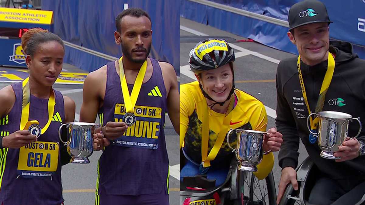 New course record as defending champs, new faces shine at Boston 5K, Invitationals