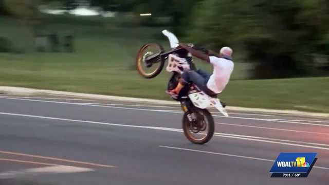 Baltimore police renew efforts to curb illegal dirt bike activity