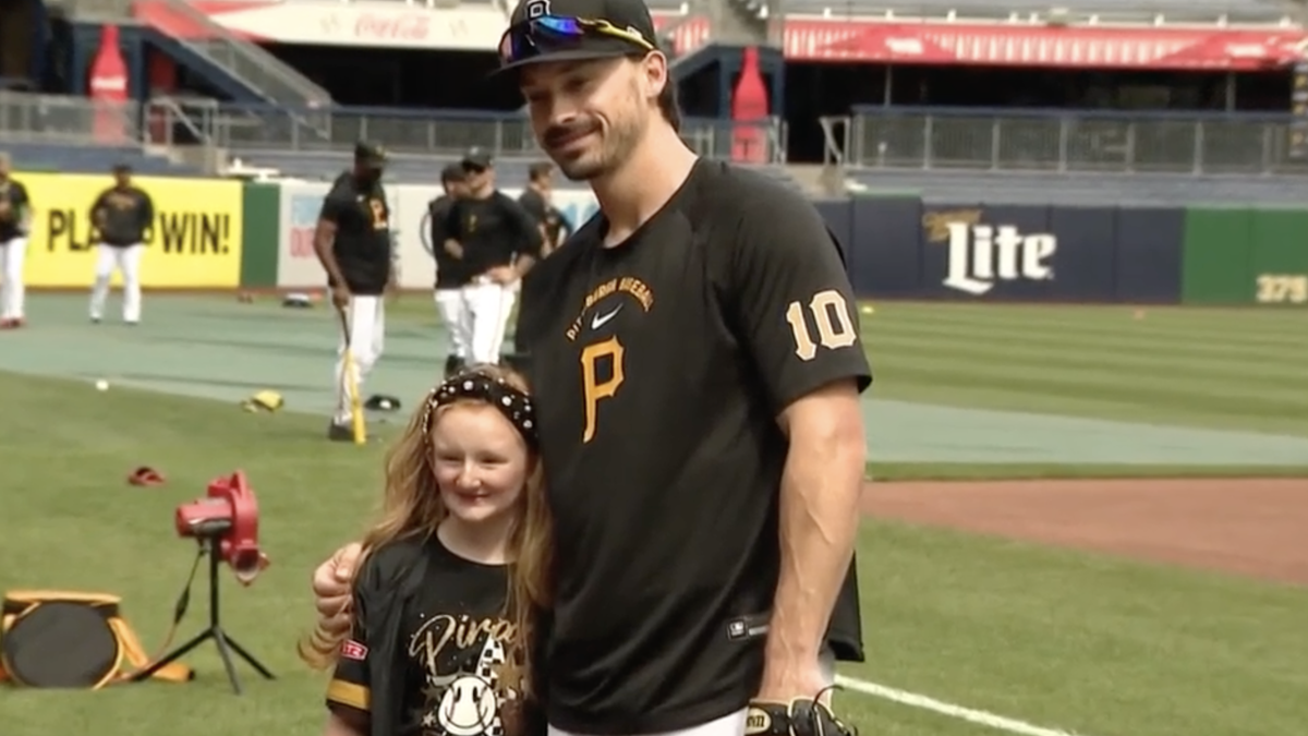 'She deserves everything': Young cancer survivor throws out first pitch