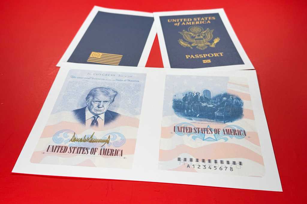 Trump-branded commemorative passports will become available across the US