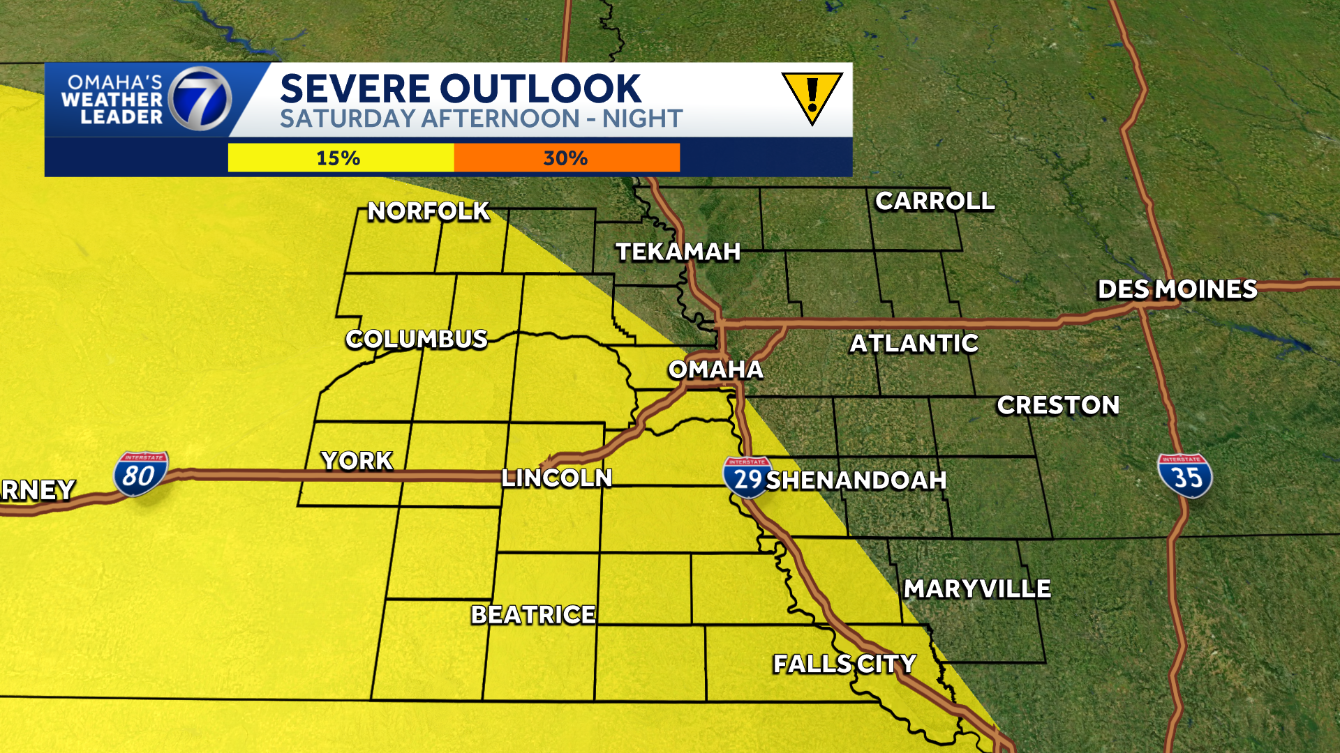 Chance for strong storms, heavy rain Father's Day weekend