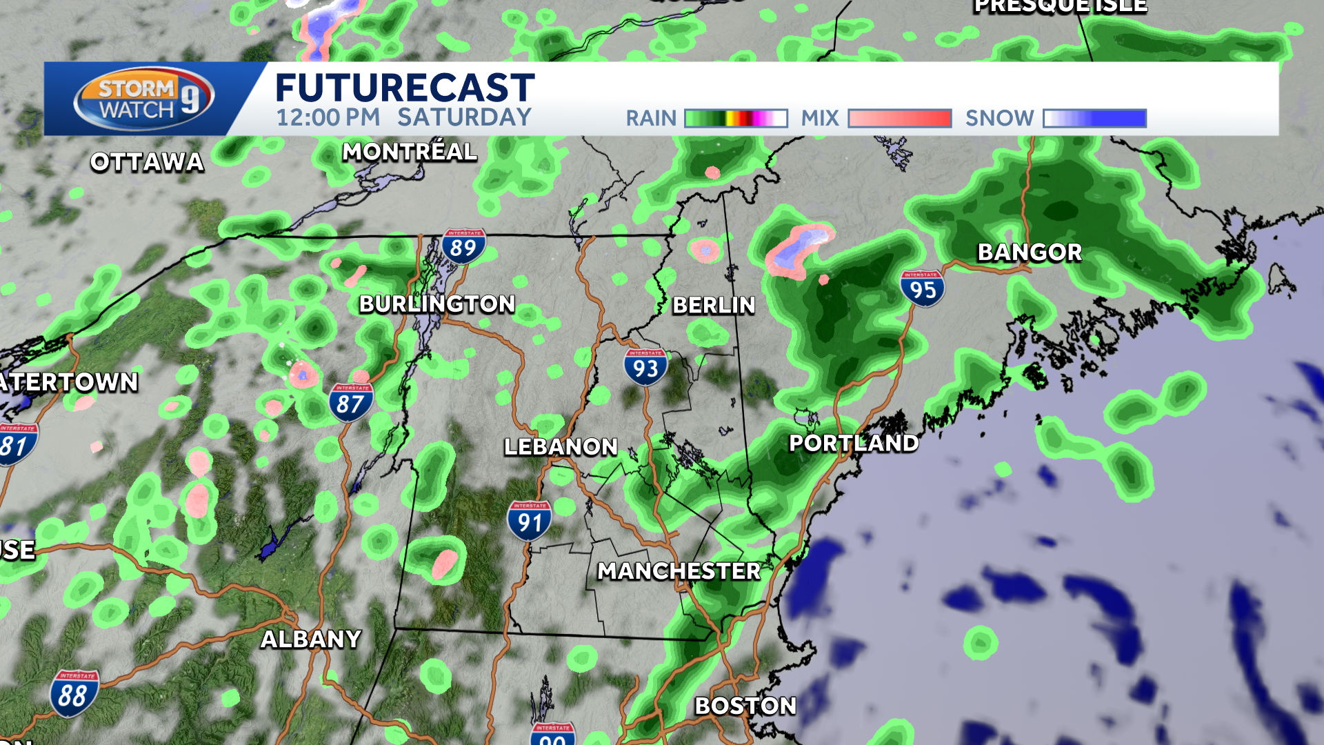 Showers likely to start weekend, but some sun possible