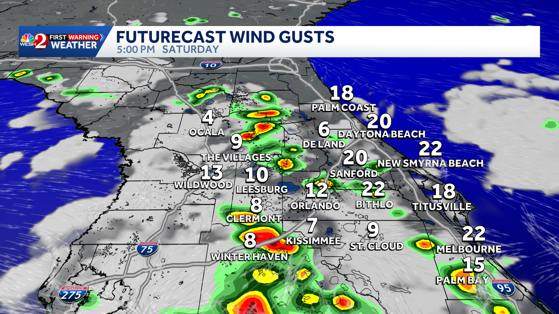 Hot, humid Fourth of July across Central Florida with storms expected
