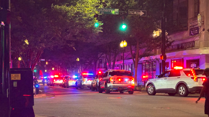 Two charged after overnight fights in downtown Winston-Salem