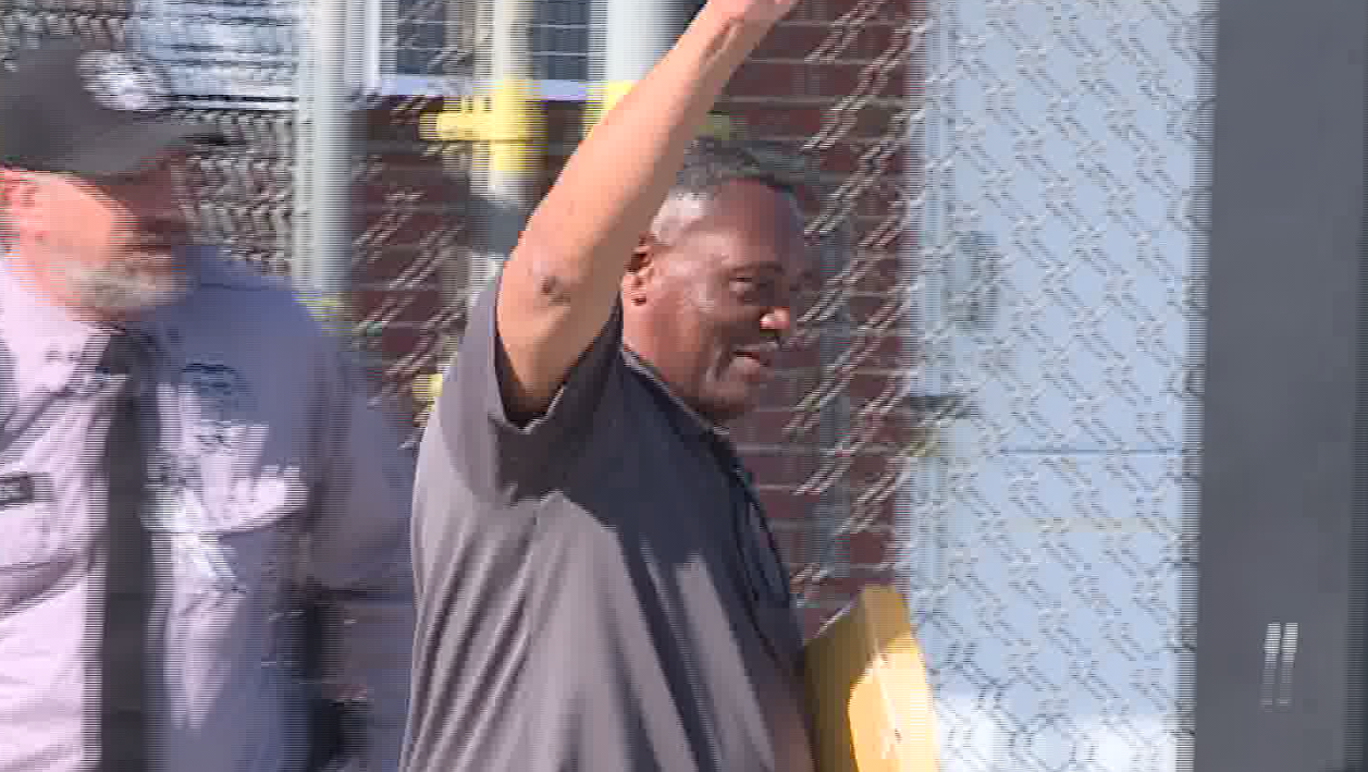 “Thank you, Jesus,” Charles McNeair said following his release from prison after 46 years