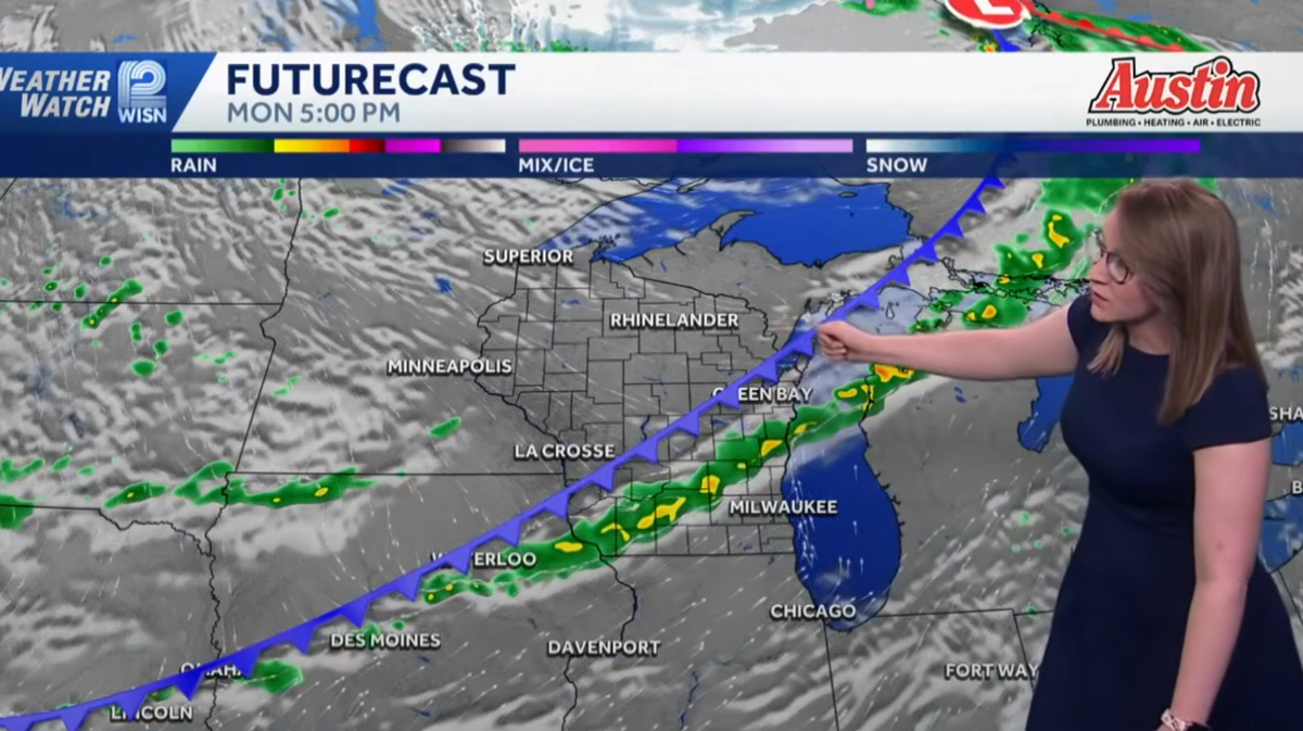Warm, breezy Monday brings chance for strong storms in southeast Wisconsin