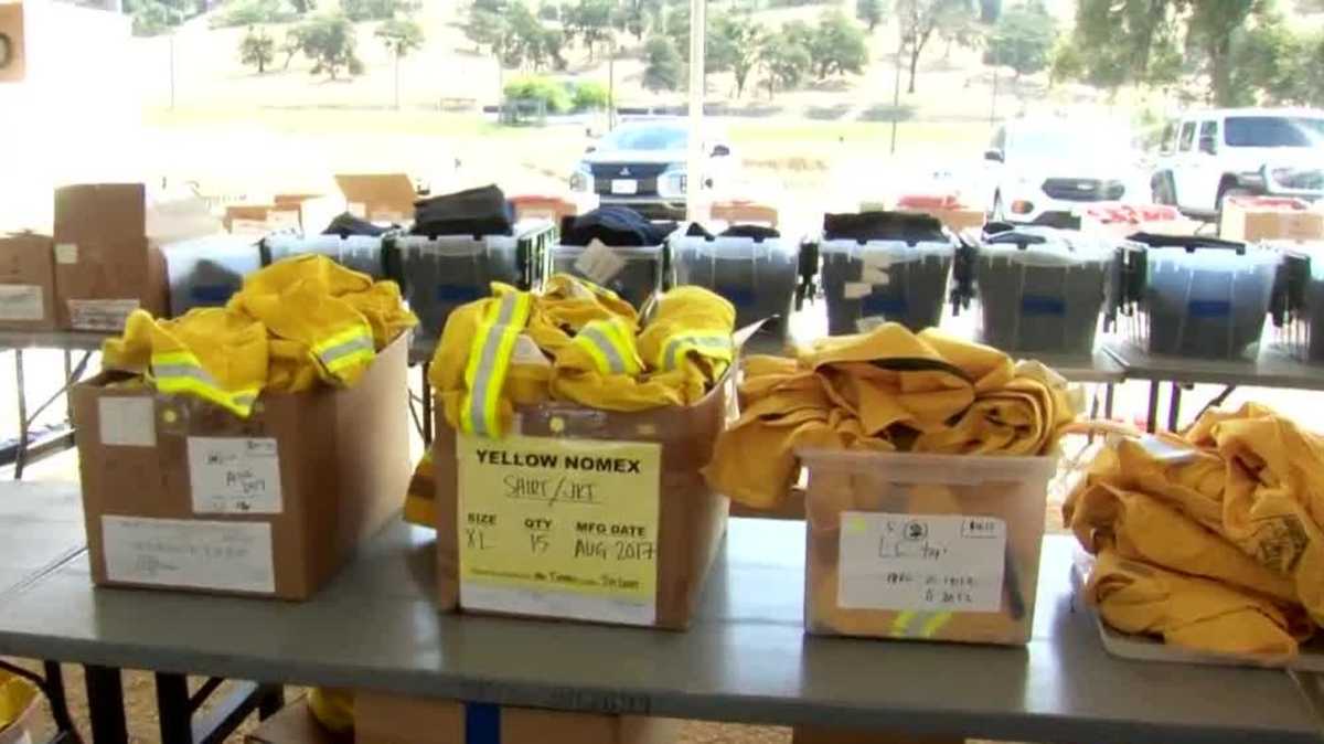 What does it take to fight a wildfire? A look inside the Gann Fire base camp