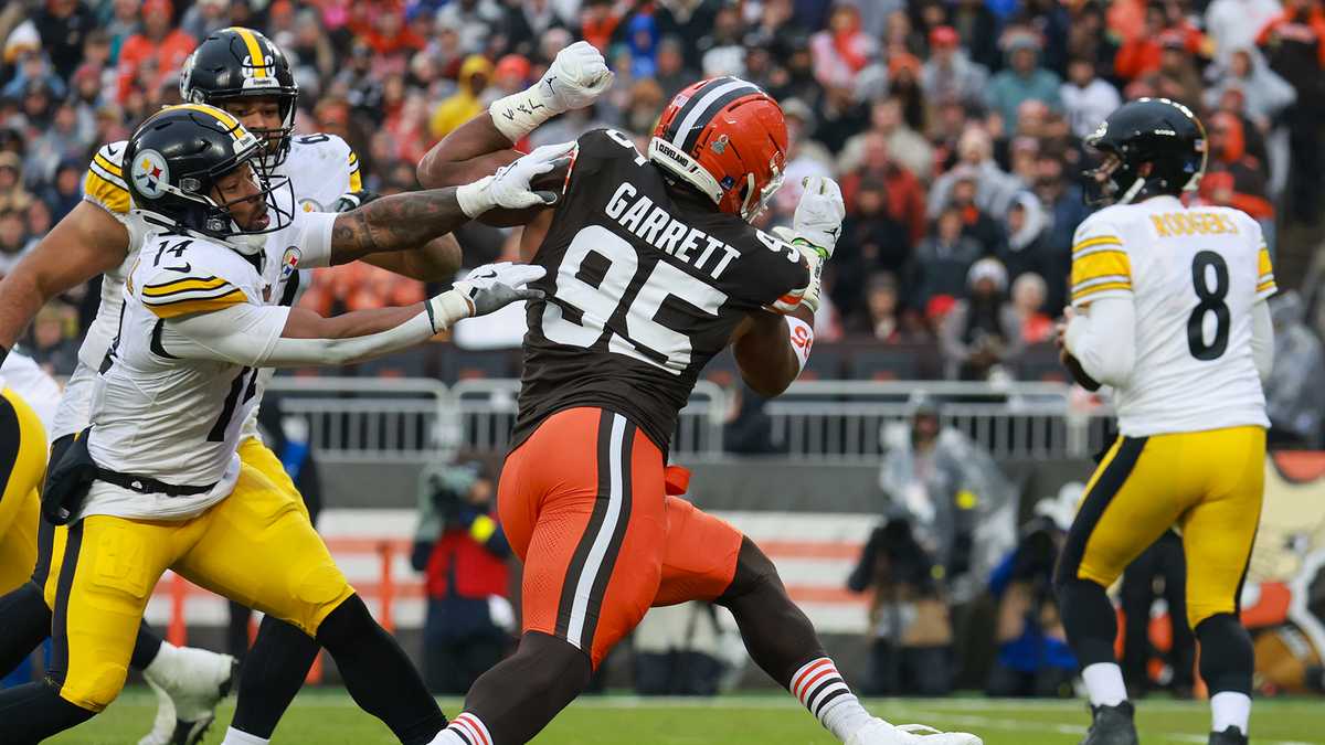Blockbuster trade: Myles Garrett headed out of Steelers' division