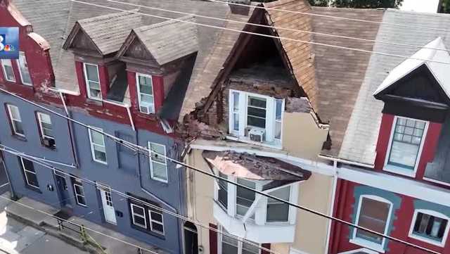 Partial building collapse in Lebanon leaves multiple people displaced