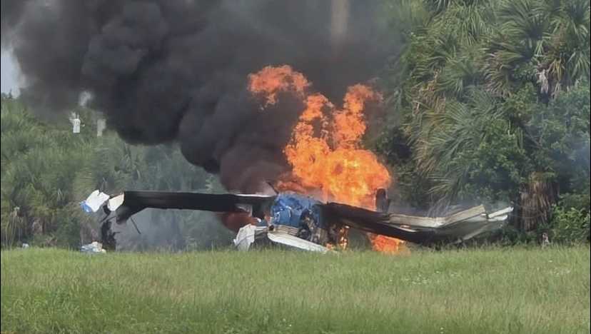 Photo: WESH titusville plane crash