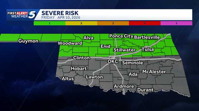 Oklahoma Weather Forecast: Severe storms return