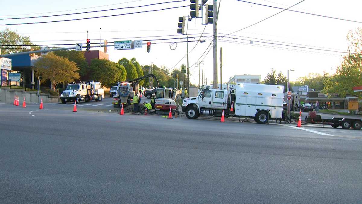 Gas leak closes portion of Reisterstown Road in Baltimore County