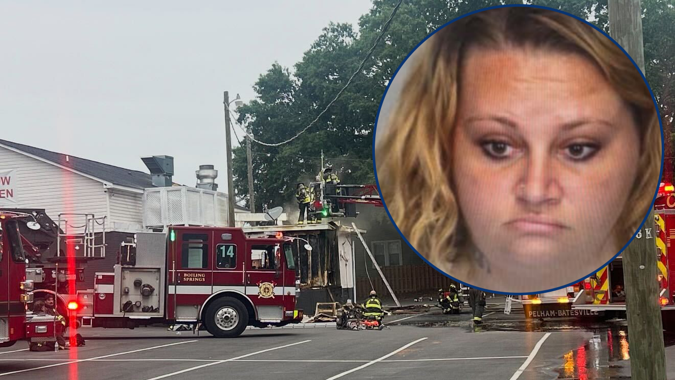 Officials charge woman with arson after fire damages Upstate restaurant