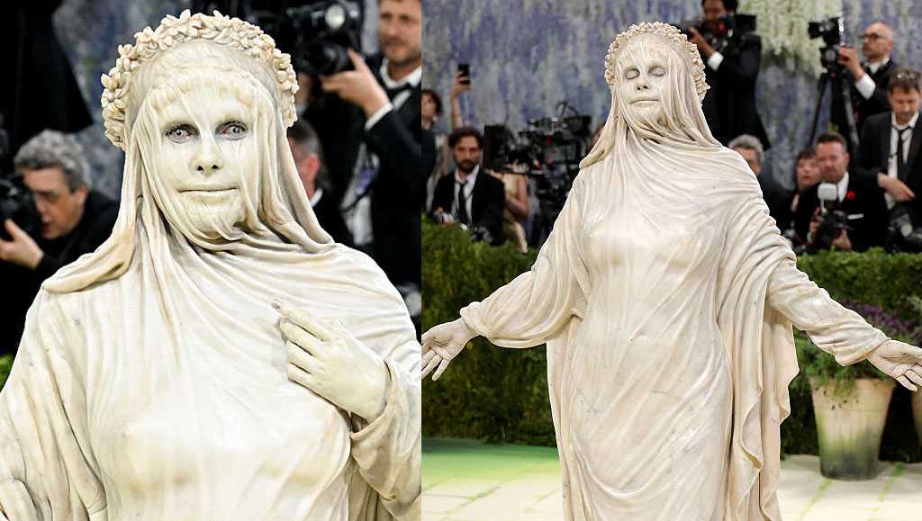 Heidi Klum turns to stone for Met Gala: How her statue look came to be