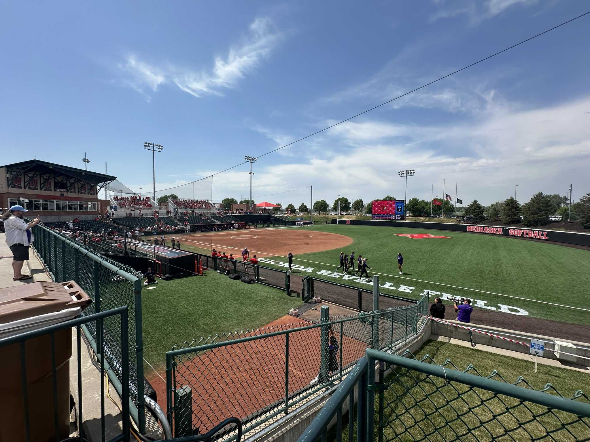 Husker softball defeats South Dakota in Lincoln Regional