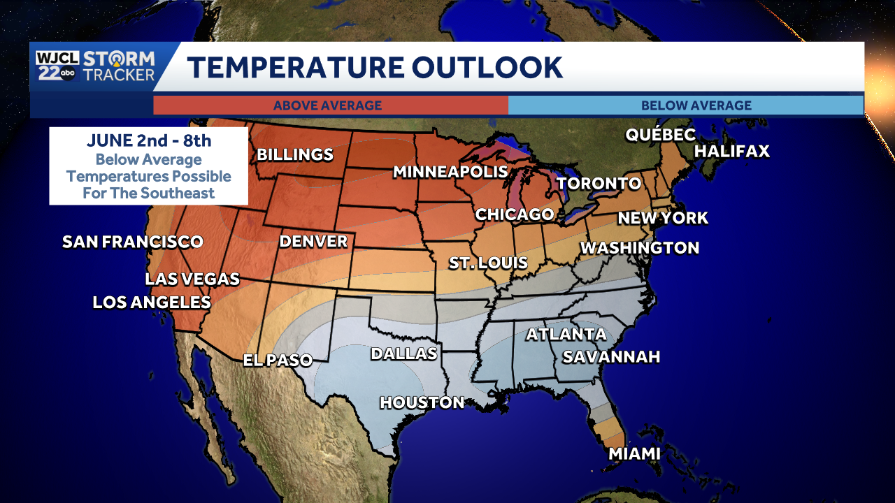 Milder temperatures expected across Southeast Georgia and the ...