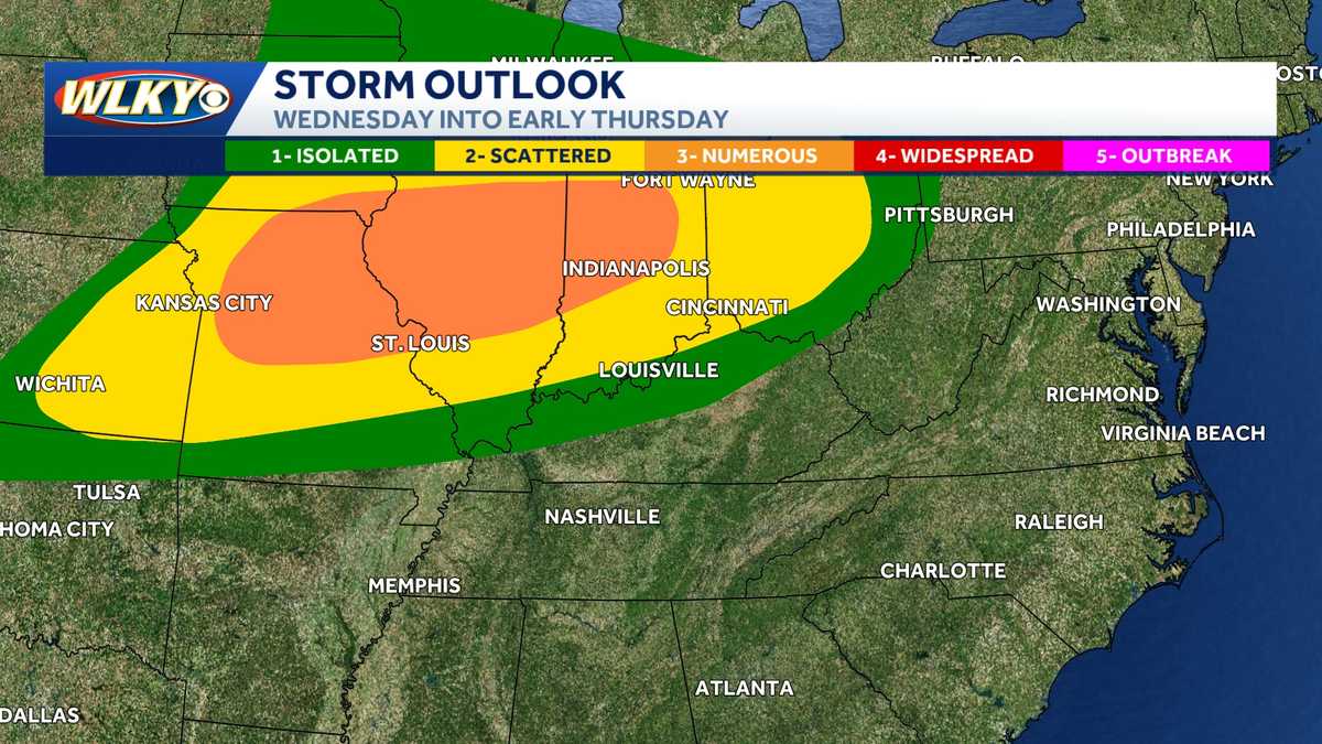 Prepare for mid-week storms: System to roll in late Wednesday