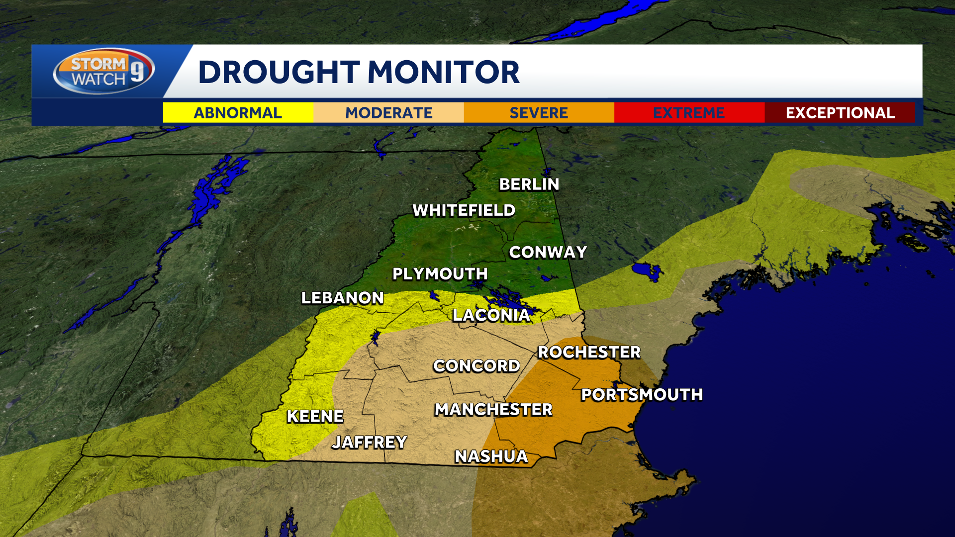 New Hampshire sees modest progress in weekly drought update