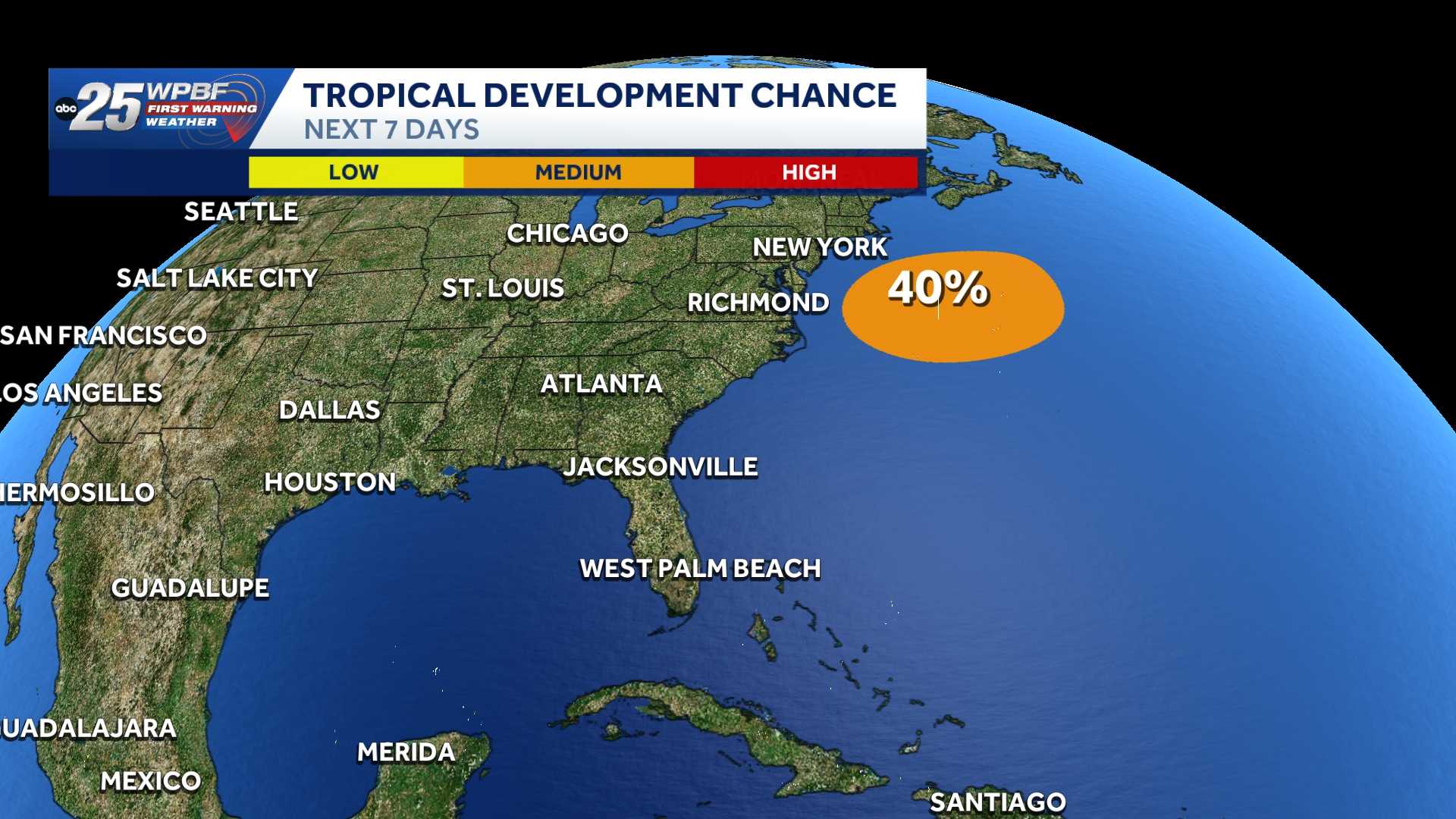 NHC warns of coastal flooding and dangerous surf from low-pressure system off US East Coast