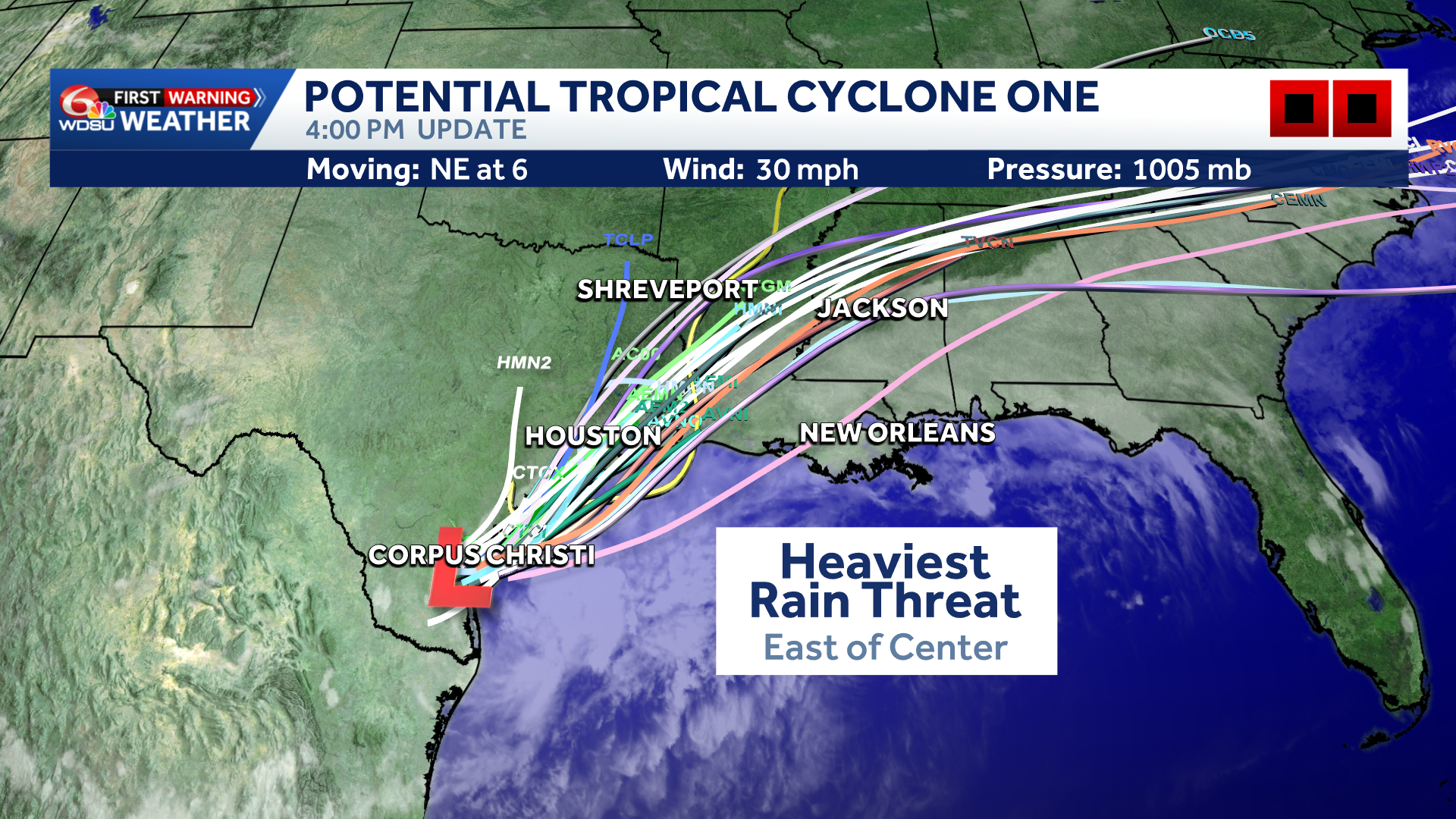 Tracking PTC One: Interactive storm radar, latest cone and impacts