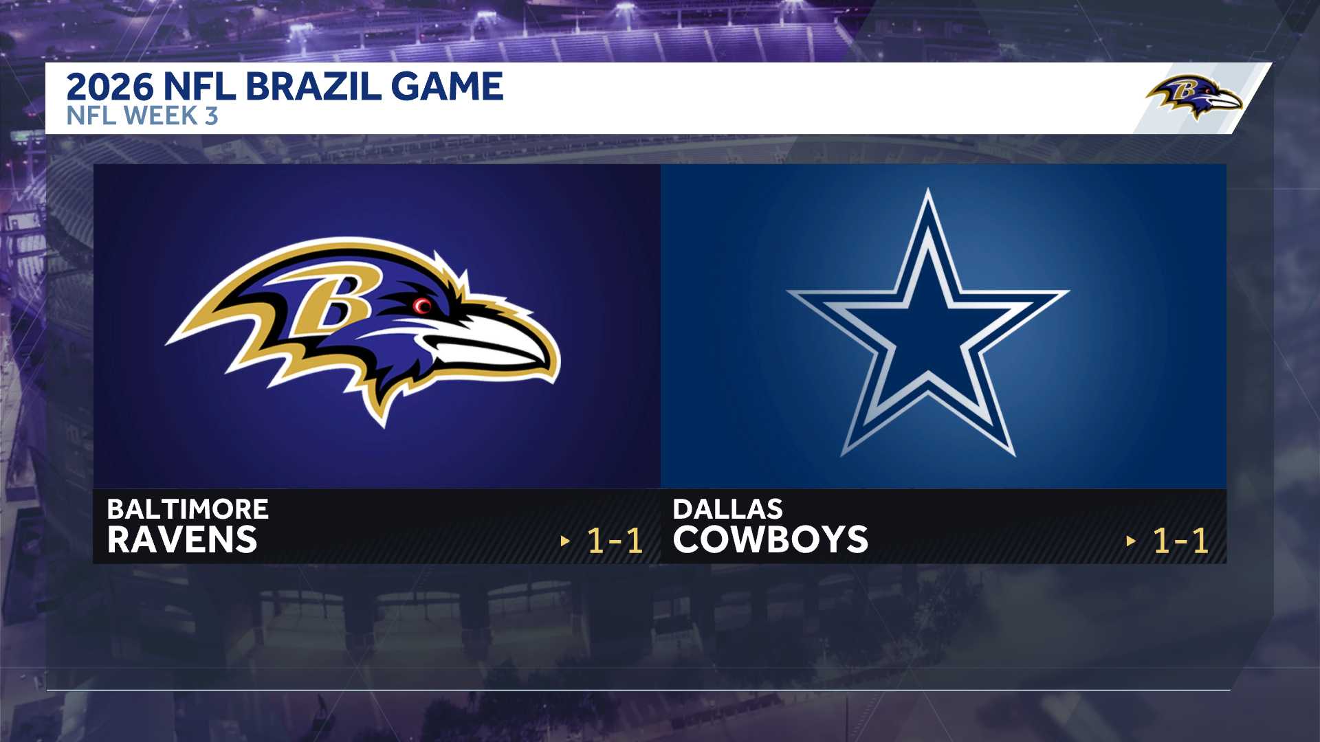 Everything to know ahead of Ravens - Cowboys game