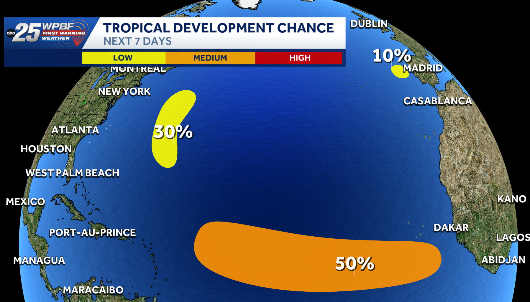 National Hurricane Center tracks three systems in the Atlantic