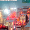 Semi rollover causes traffic standstill on Interstate 80 at East Mixmaster