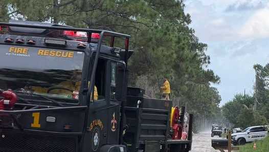 Firefighters battling another brush fire in Martin County