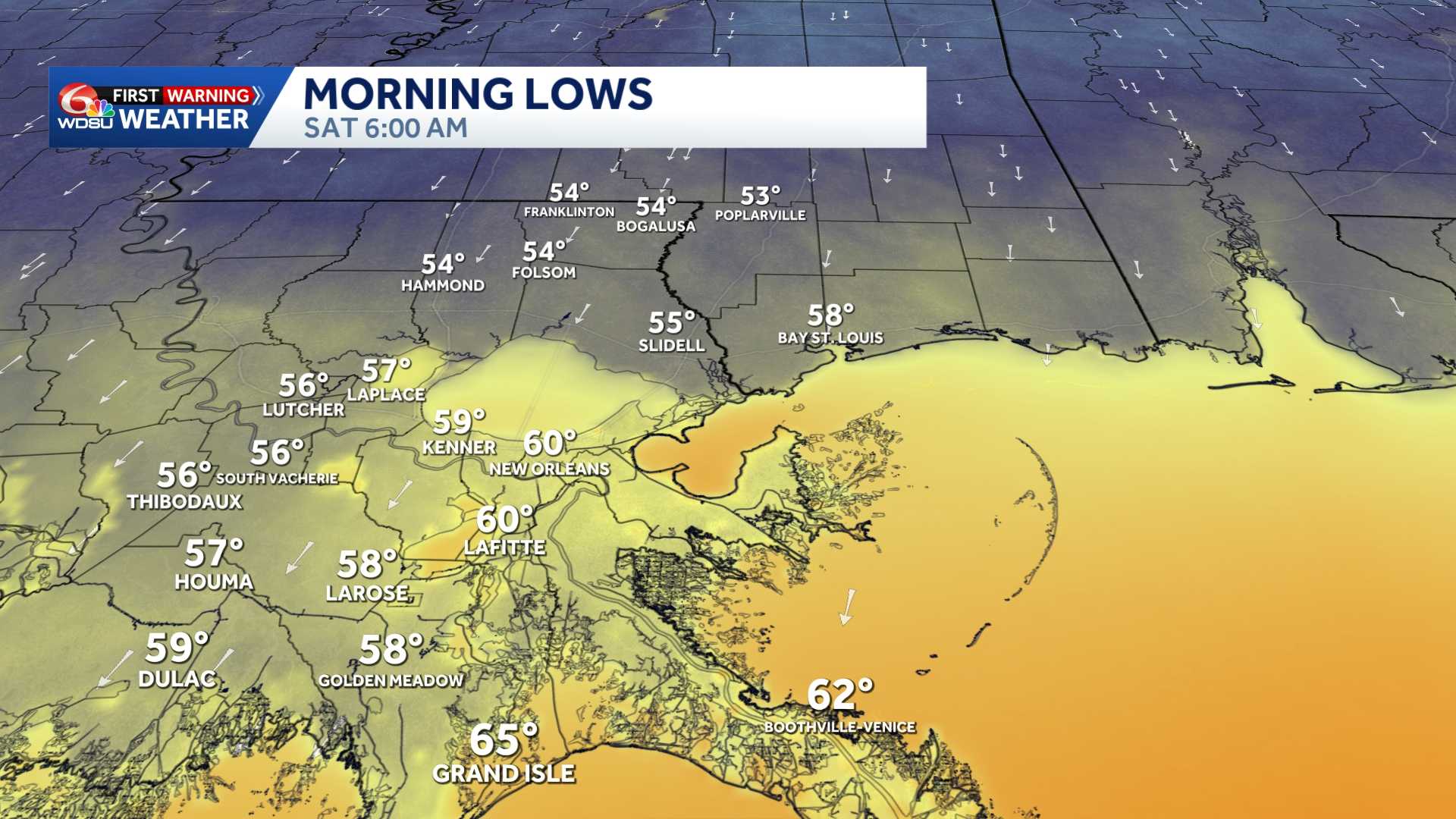 Louisiana weather forecast: Cold front returns this weekend - WDSU