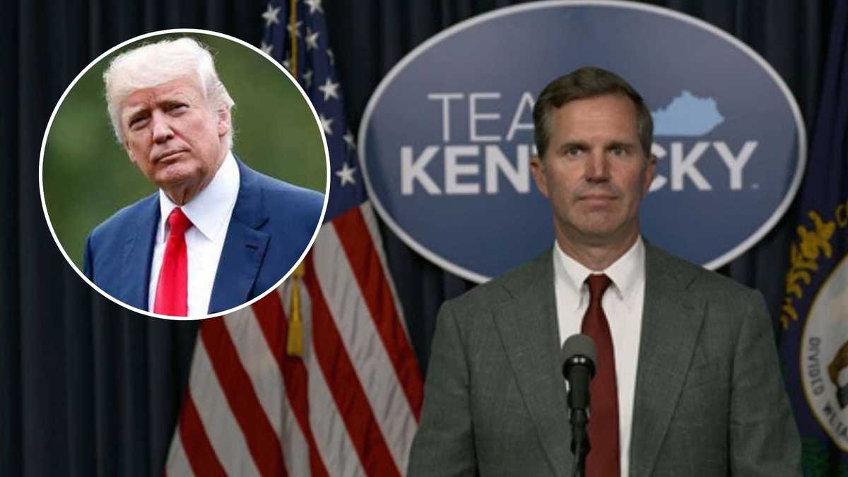 Gov. Beshear gets blunt about Trump ahead of election security address: 'He's lying to you'