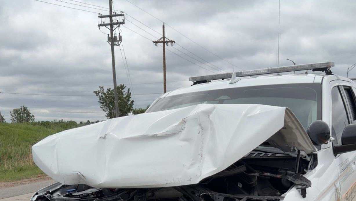 Dashcam footage shows crash involving Nebraska State Patrol cruiser