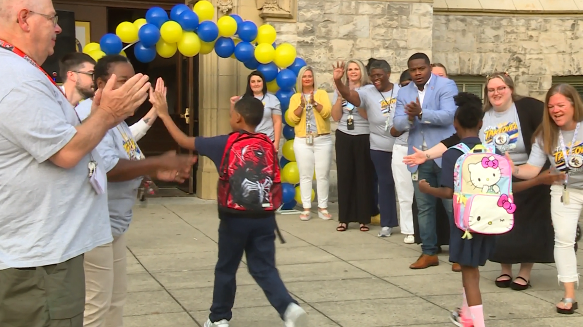 Cincinnati Public Schools celebrates first day of school with lingering big-picture questions