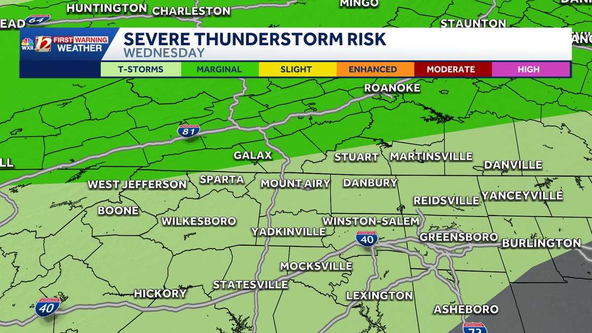 Hot North Carolina weather continues Wednesday
