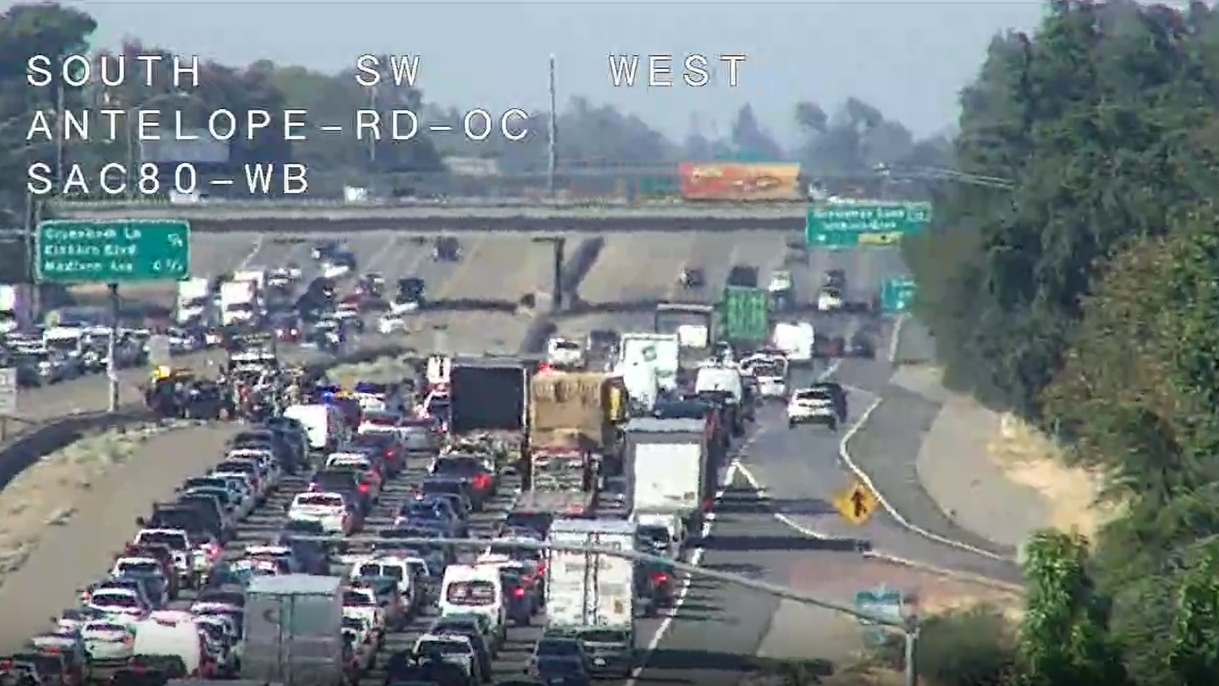 Interstate 80 multi-vehicle crash in Sacramento County snarls traffic, officials say