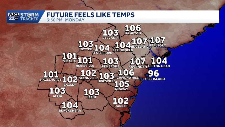 Staying sticky but a front is coming
