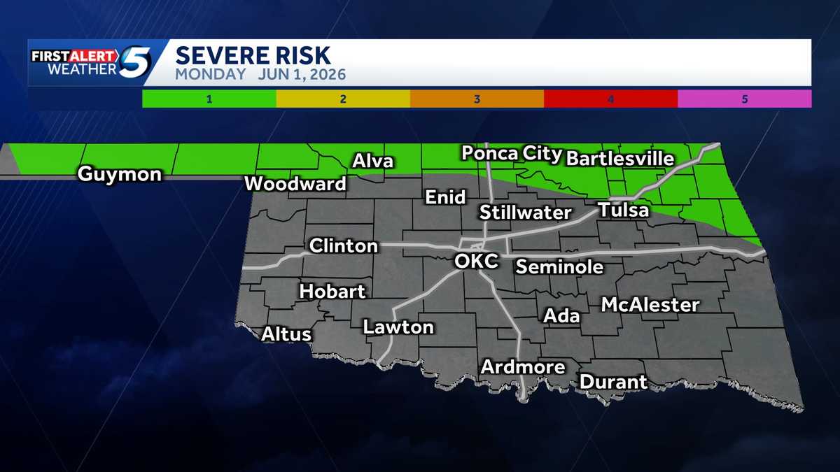 TIMELINE: Storms bring risk of hail and strong wind late Monday